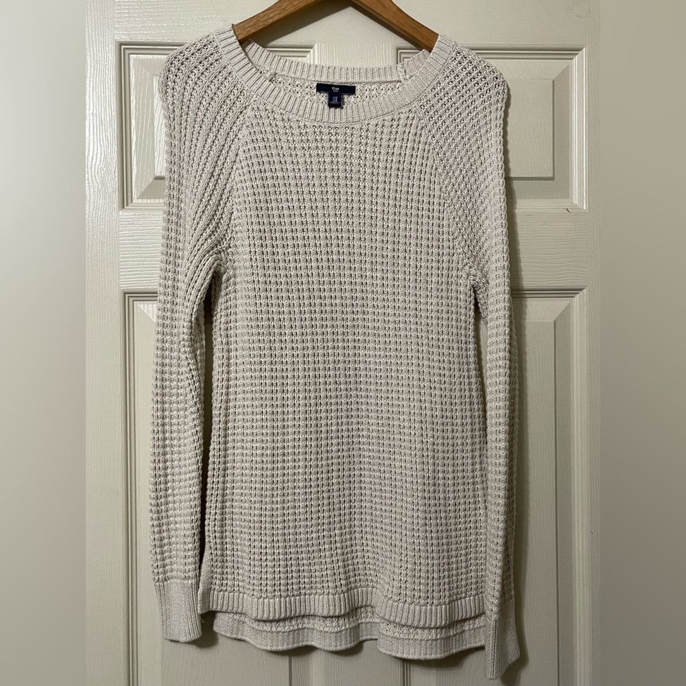 GAP Women's Textured Cream Sweater